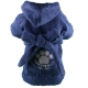 Doggydolly Big Dog Bademantel blau