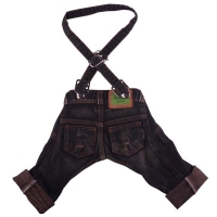 Jeanshose für Hunde Hiphop Schwarz