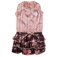 Doggydolly Hundekleid Blümchen beige