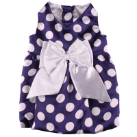 Doggydolly Hundekleid Tanktop Punkte blau