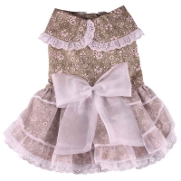 Doggydolly Hundekleid Blümchen grün