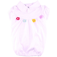 Shirt blanc à fleurs