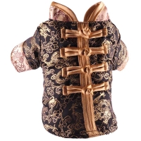 Hundekleid Schwarze Geisha