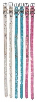 Namenshalsband pink mit Goldbrush