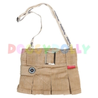 Doggydolly Cordrock für Hunde beige