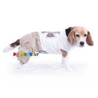 Doggydolly Cordhosenkombi Stern für Hunde
