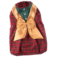 Red tartan dress cuty
