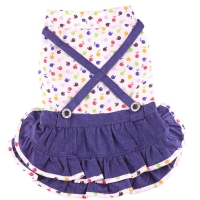 Robe à cerises multicolores