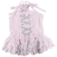 Robe en corsage blanc