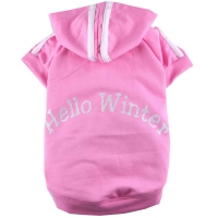 Doggydolly BIG DOG Hundesweatshirt Hello Winter pink