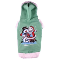 Pullover vert neige pour grands chiens