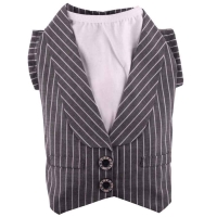 Smoking shirt pour chien gris