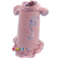 Robe brune avec papillon
