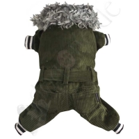 Corduroy 4 legs dark green