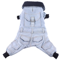 Overall en jean bleu clair