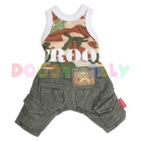 Doggydolly Hundekombi Camouflage grün Troop