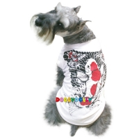 Hunde-T-Shirt KOI, weiß