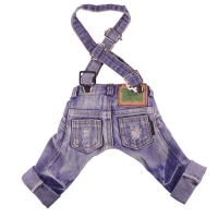 Hunde-Jeanshose Hiphop hellblau