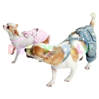 Hunde-Jeanshose Hiphop hellblau