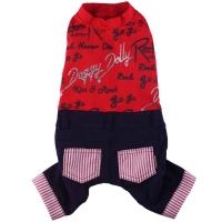 Hundekombi Doggydolly rot
