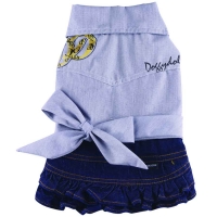 DD shirt with skirt blue