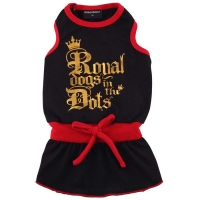 Doggydolly Hundekleid Royal dogs in the Dots schwarz