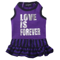 Doggydolly Hundekleid Forever Love lila