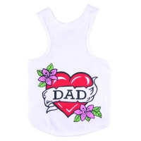 Dad white tanktop