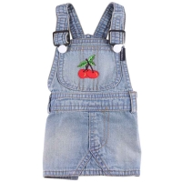 Doggydolly Jeanslatzrock Cherry Girl für Hunde