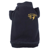 Veste polaire tigre noir