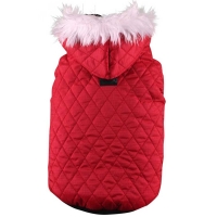manteau d\'hiver rouge