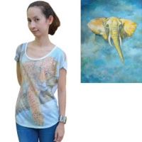 Slavic T-shirt drill shoulder -  Elephant