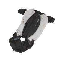 Impermeable 4 pattes grand chien noir reflecteur