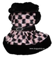 Pink black fur