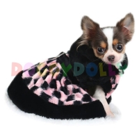 Pink black fur