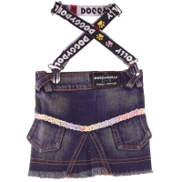 Minijupe en jean noir