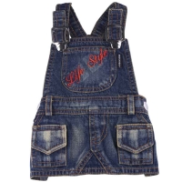 Doggydolly Hunde-Latzrock Jeans Lifestyle dunkelblau
