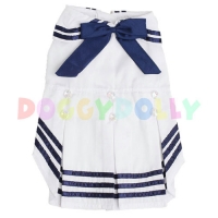Doggydolly Marinekleid weiß für Hunde