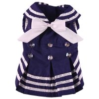 Doggydolly Marinekleid blau für Hunde