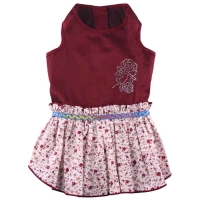 Doggydolly Rosenkleid rot für Hunde