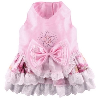 Doggydolly Hunde-Blümchenkleid rosa