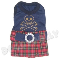 Doggydolly Hundekleid Teens Outfit blau