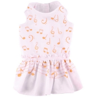 Doggydolly Hundekleid Melodie weiß