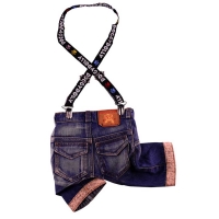 3/4 Hundejeans dunkelblau