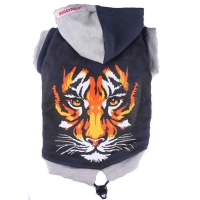 Pullover tigre bleu grand chien