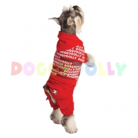 Hosenkombi Doggydolly rot