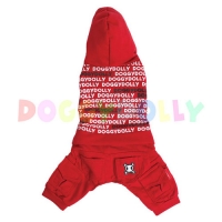 Ensemble Doggydolly capuche rouge