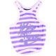 Big Love purple stripes top for dogs