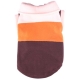 Polaire pour chien, marron-orange-blanc