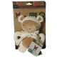 Bio-Hundespielzeug Eichhörnchen 18cm Bio-Baumwolle 